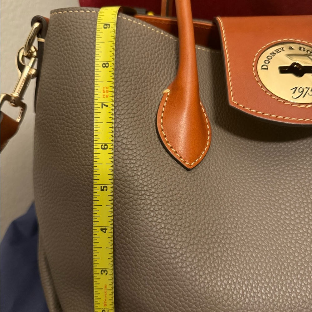 Dooney & Bourke Gray and Brown Satchel - Picture 10 of 16
